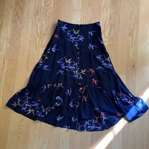 Midi skirt by Maeve size small/2 NWT